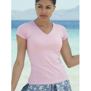  Tricou de damă cu decolteu în V Fruit of the Loom